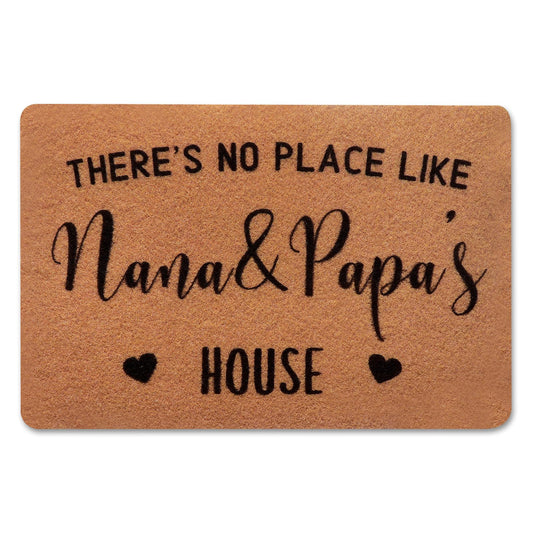 PLUJOYS Grandma Nana Gifts,Nana Gifts for Grandma,Grandma Birthday Gifts,Gifts for Grandparents,Nana Papa Gifts,Gigi Gifts for Grandma Grandpa from Granddaughter Grandson Grankids,Doormats Home Decor