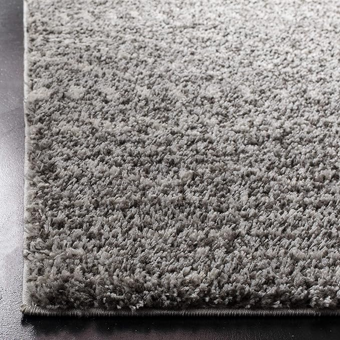 SAFAVIEH Area Rug 8x10 - Arizona Shag Collection - Large - Brown & Ivory, Moroccan Design, Non-Shedding & Easy Cleaning, Ultra Plush Thick Pile, Ideal for Living Room, Bedroom, Dining Space (ASG741B)