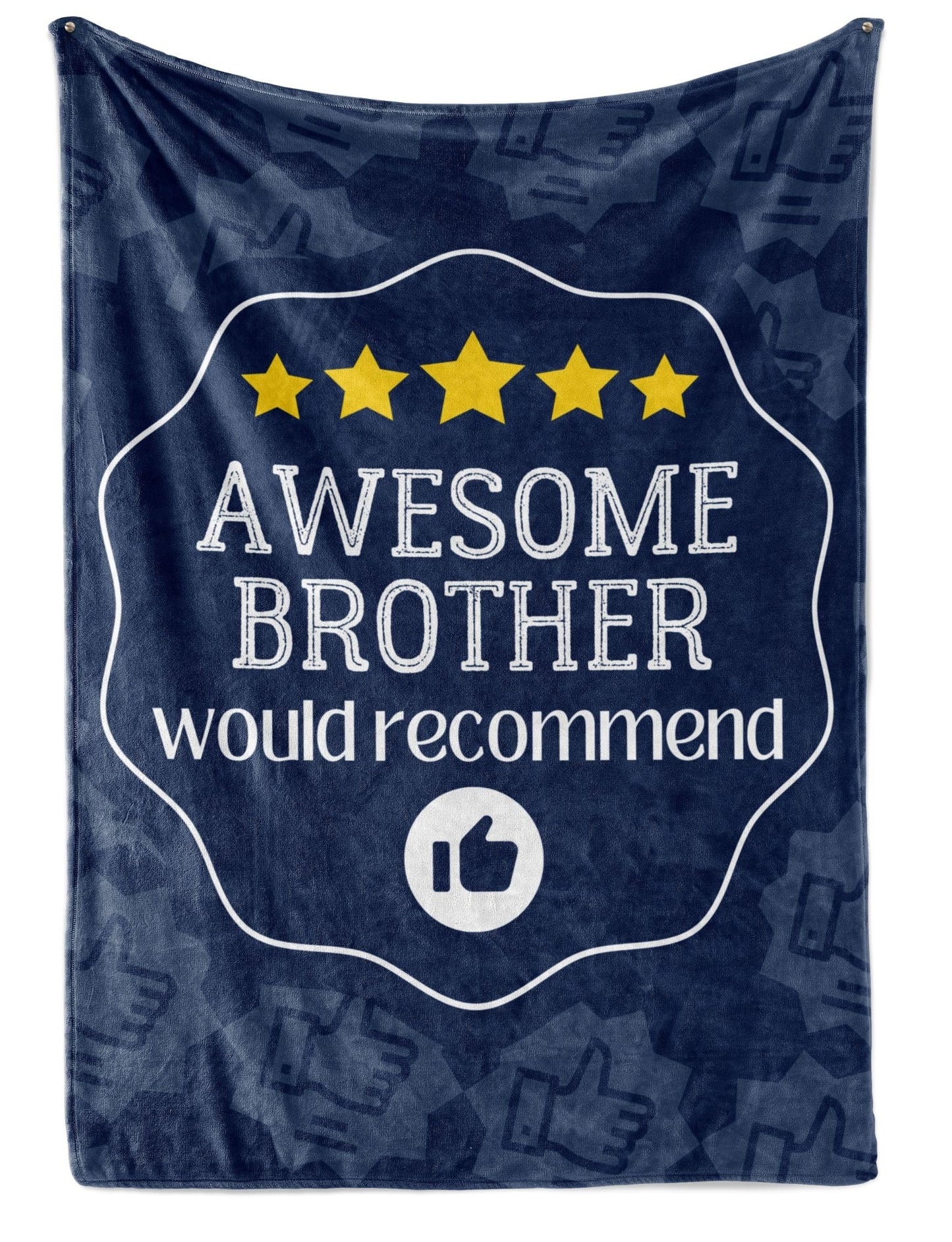 Huglanket Brother Gifts for Adult, Flannel Blanket Throws for Brother, Funny Gifts for Birthday, Christmas (50"x 65") - 5 Stars