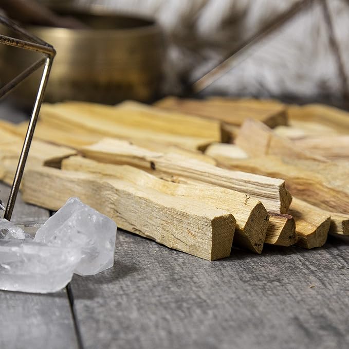 A-Grade Premium Palo Santo Incense - Sustainably Harvested in Peru - Holy Wood Smudge Sticks - Bulk Lot of 24 (Approx 1/2 lb.) for Cleansing, Smudging, Meditation and Purification (24 Sticks)