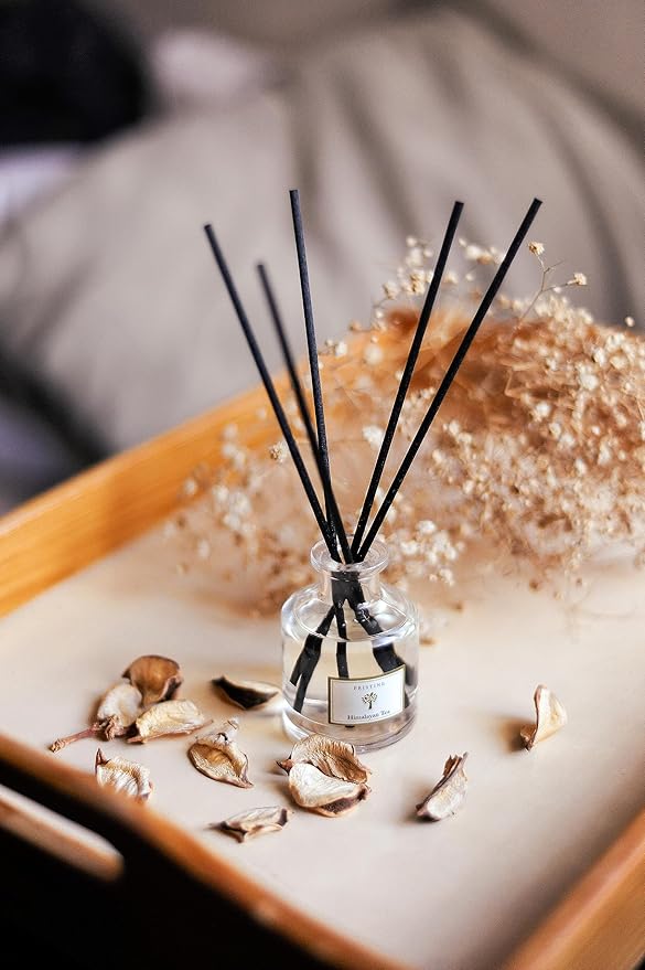 PRISTINE Ivory Coast Cotton/Inspired by Hyatt Hotel Scent Reed Diffuser for Home | Fresh Clean Sheet/Light Chamomile Reed Diffusers, Oil & Room Diffusers with Reed | Home Fragrance Scent Diffuser