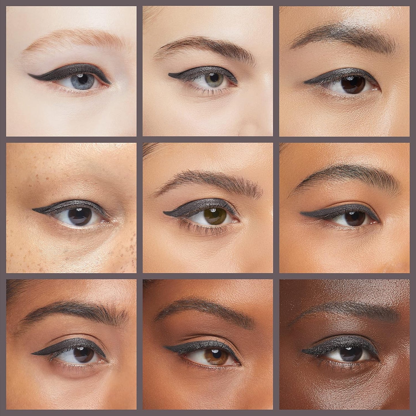 K7L Brown Eyeliner - Waterproof, Smudge-Proof, Precise Cosmetics
